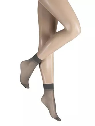 KUNERT | Söckchen "Mystique 20" (Cashmere) | grau